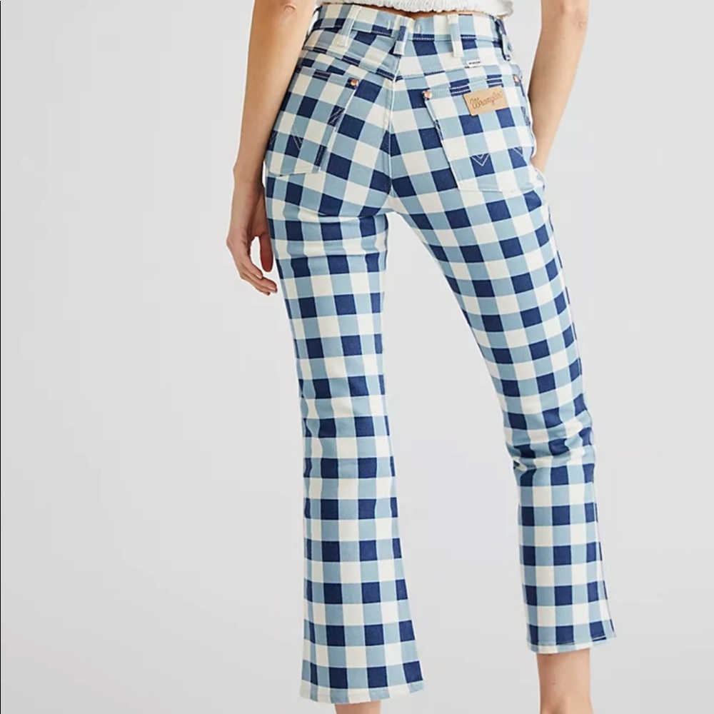 NWT CHECKERED WRANGLER JEANS